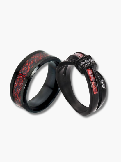 Black Couple Rings