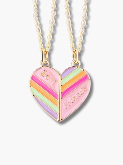 Half Heart Necklace for Best Friends