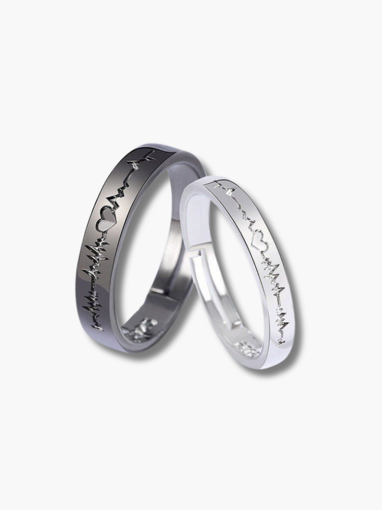 Ecg Ring Sets for Couples