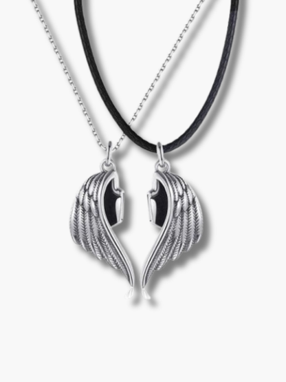 Heart Wing Couple Necklace