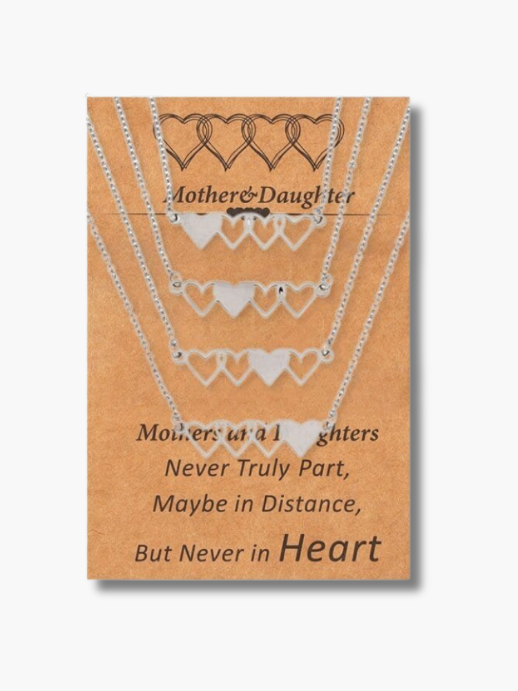 Best Friend Love Heart Necklace