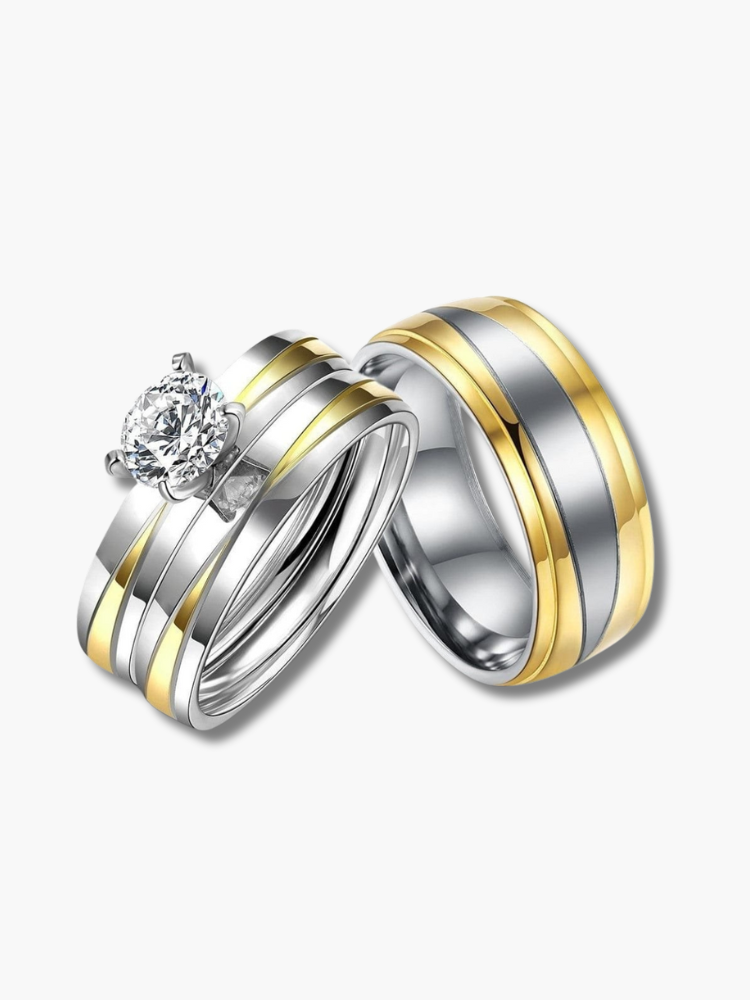 Matching Stainless Steel Rings for Couples