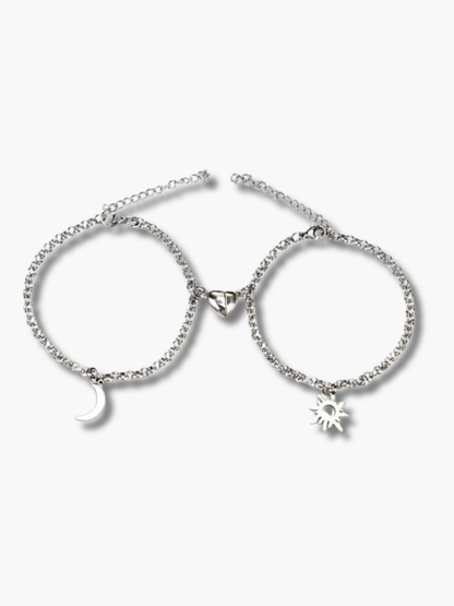 Magnetic Bracelets Set for Couples