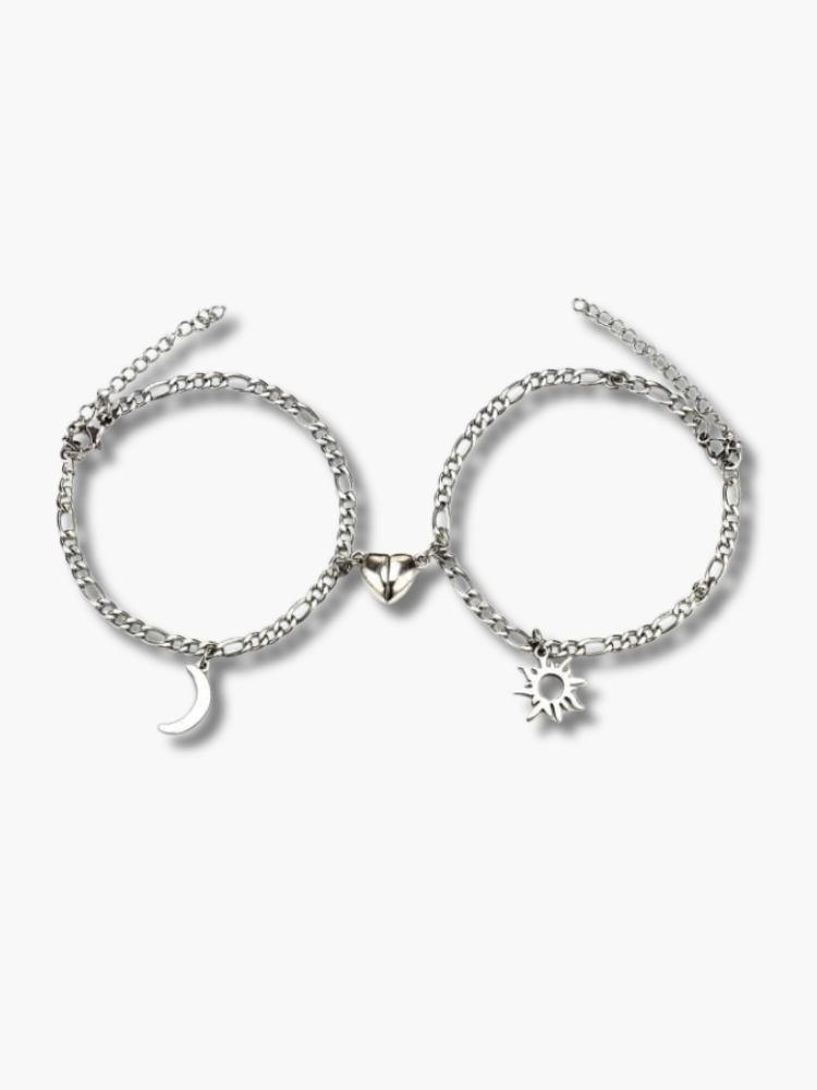 Magnetic Bracelets Set for Couples