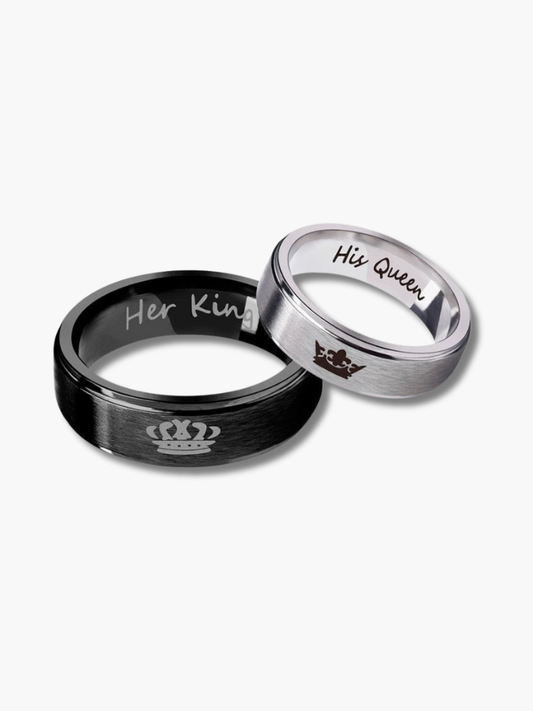 King & Queen Rings for Couple