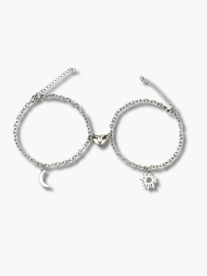 Magnetic Bracelets Set for Couples