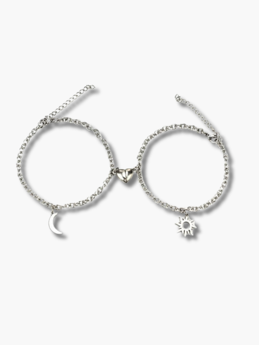 Magnetic Bracelets Set for Couples