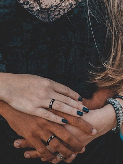 Black Wedding Rings for Couples