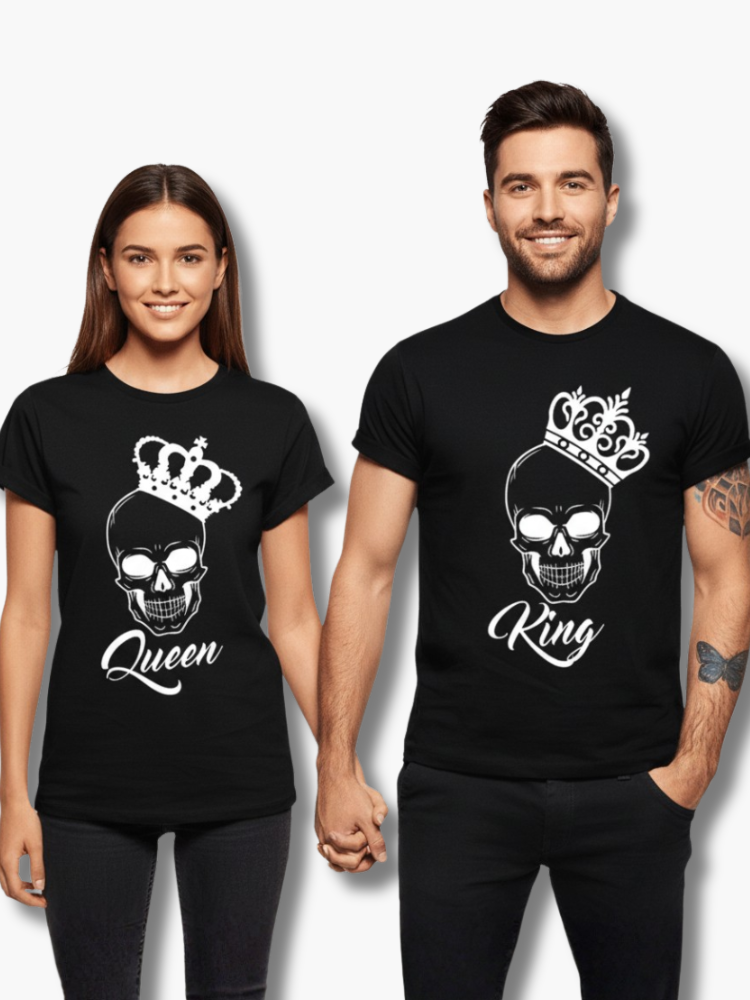King & Queen Death's Head T-shirts