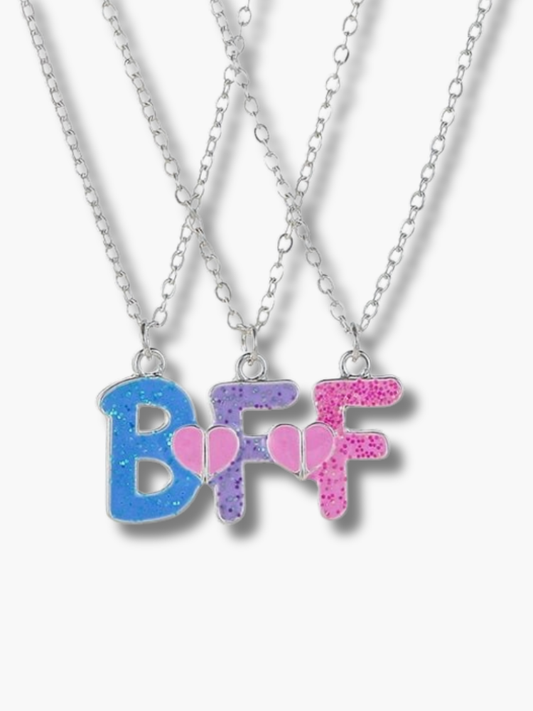 3 Matching Best Friend Necklaces