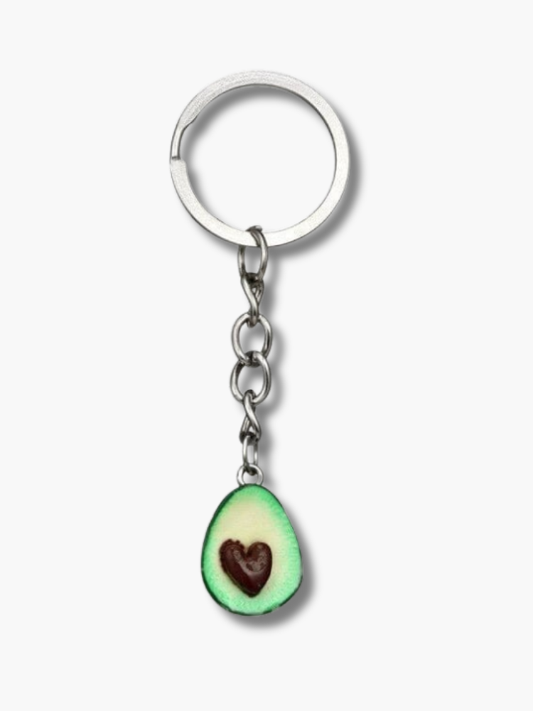 Avocado Couple Keychain