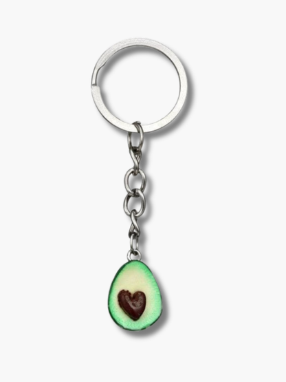 Avocado Couple Keychain