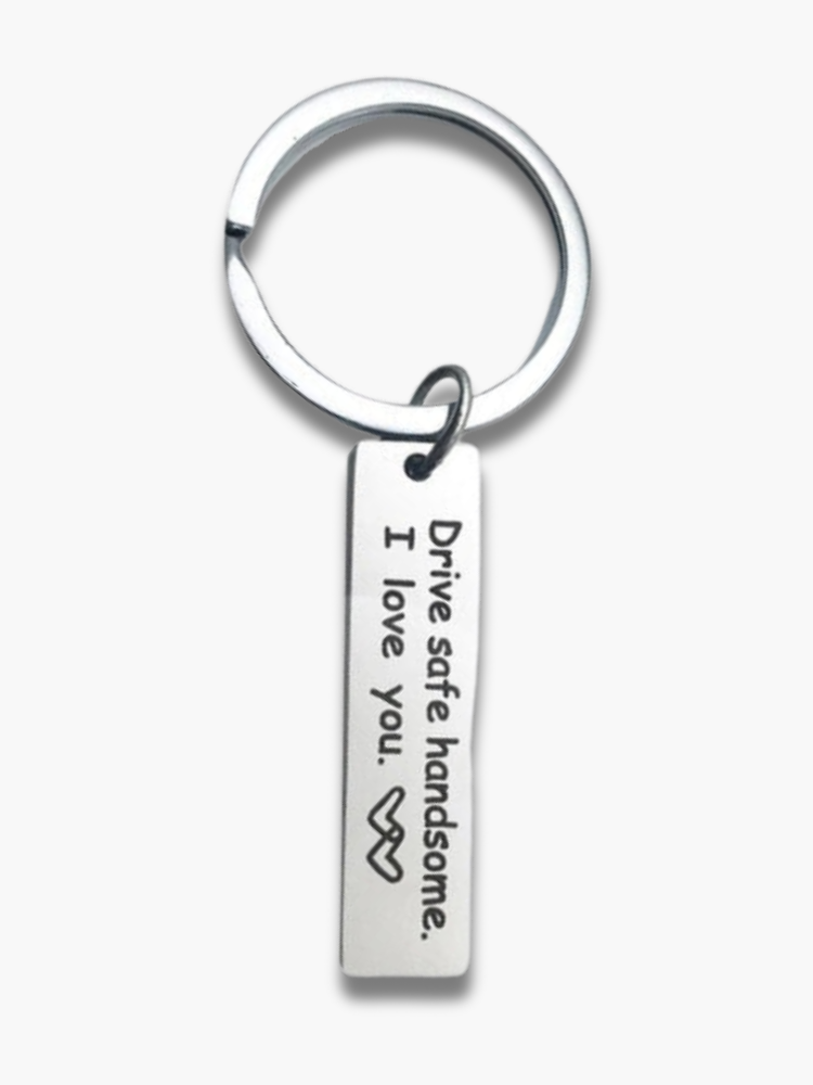 Drive Safe Keychain for Couples