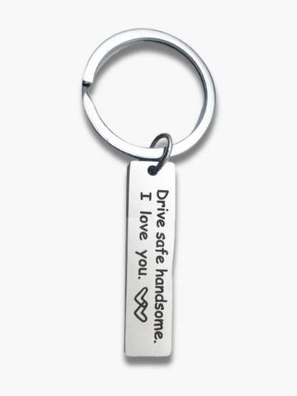 Drive Safe Keychain for Couples