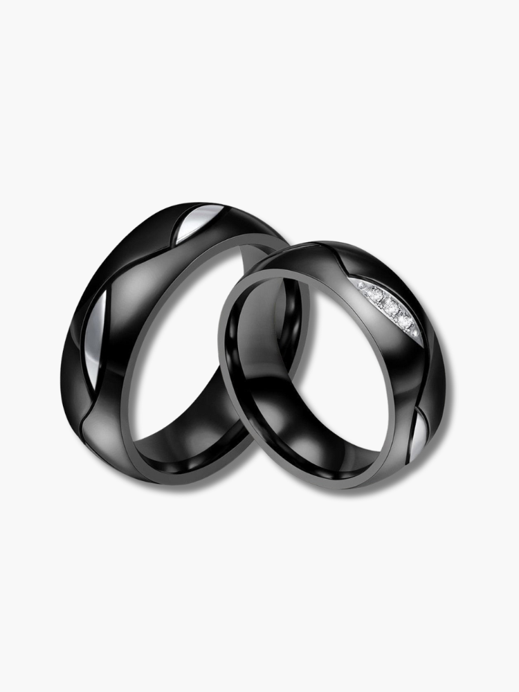 Black Wedding Rings for Couples