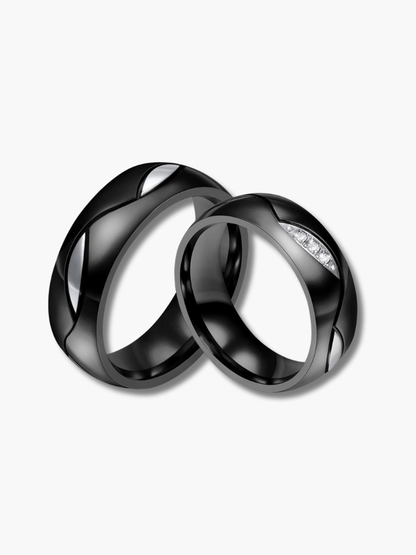 Black Wedding Rings for Couples