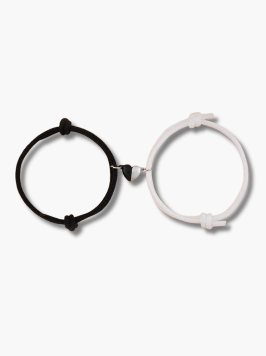 Couples Heart Magnetic Bracelets