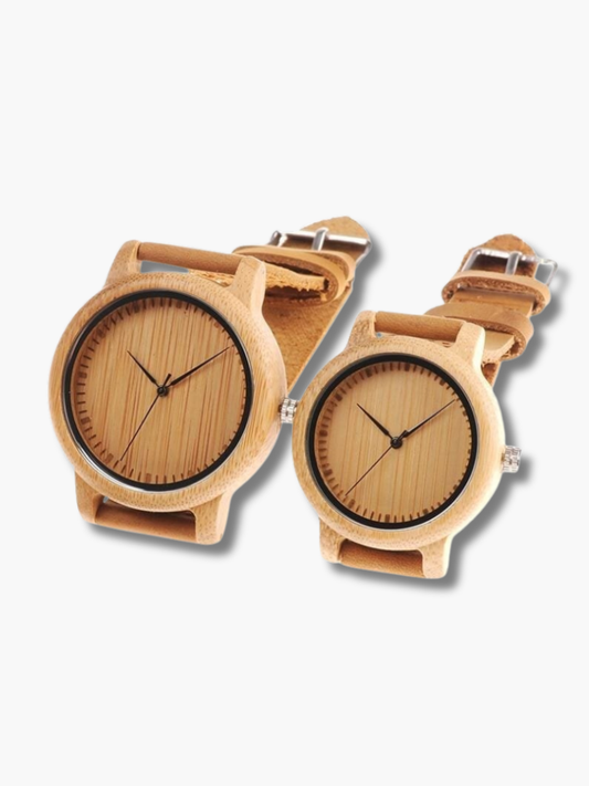 Leather Strap Couple Watch