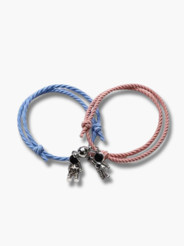Magnetic Couple Cord Bracelets