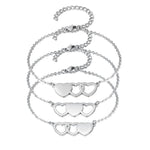 3 Best Friend Charm Bracelets