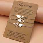 3 Matching Sister Bracelets