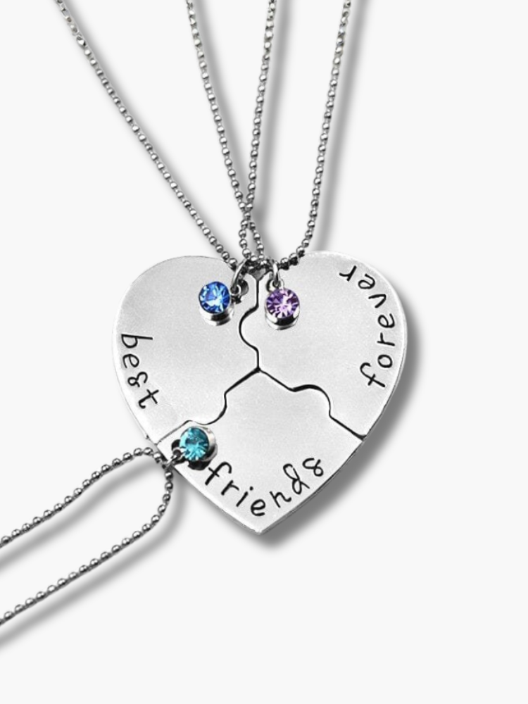 3 Piece Best Friend Necklace