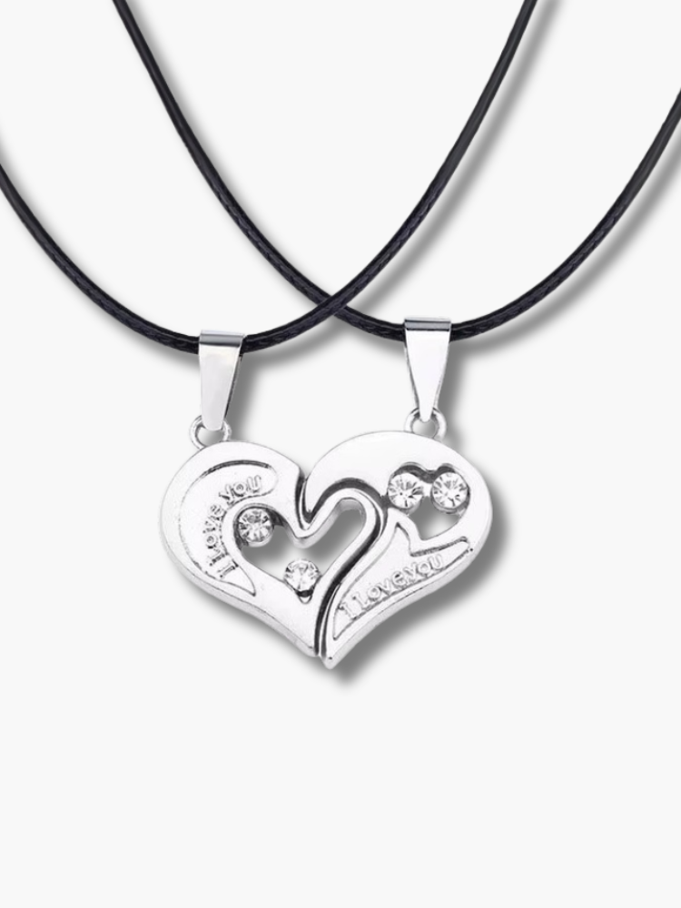 Heart Magnetic Necklace for Couple