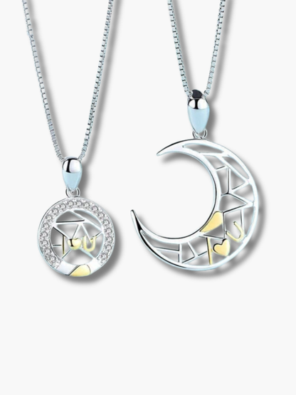 Friendship Necklaces Sun and Moon