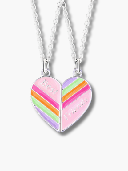 Half Heart Necklace for Best Friends