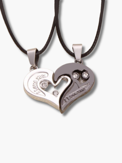 Heart Magnetic Necklace for Couple