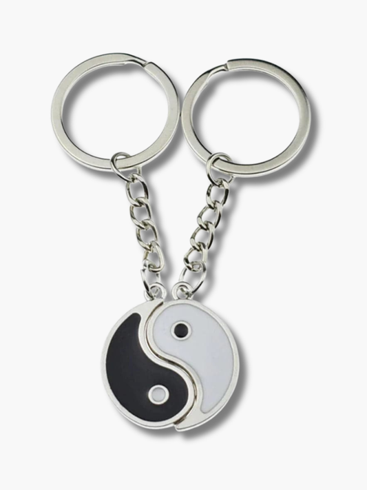 Yin Yang Couple Keychain