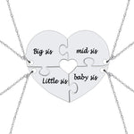 4 Piece Sister Necklace