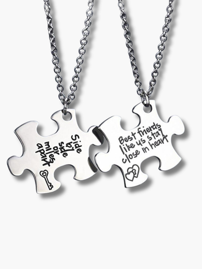 Puzzle Piece Best Friend Necklace