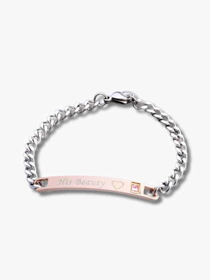 Her King His Queen Bracelets Set