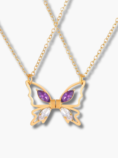 Best Friend Butterfly Necklaces