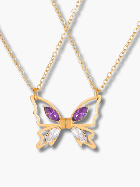 Best Friend Butterfly Necklaces