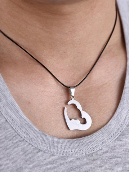 Removable Heart Couple Necklaces