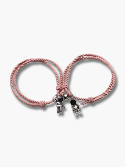 Magnetic Couple Cord Bracelets