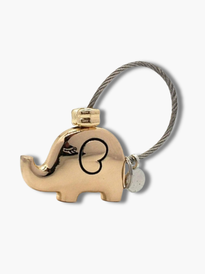 Elephant Couple Keychain