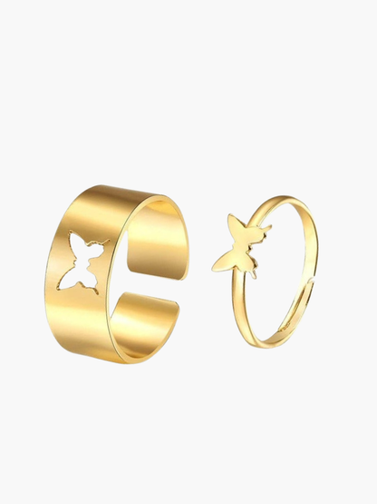 Matching Butterfly Ring