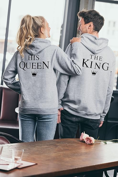 King and Queen Couple Hoodies
