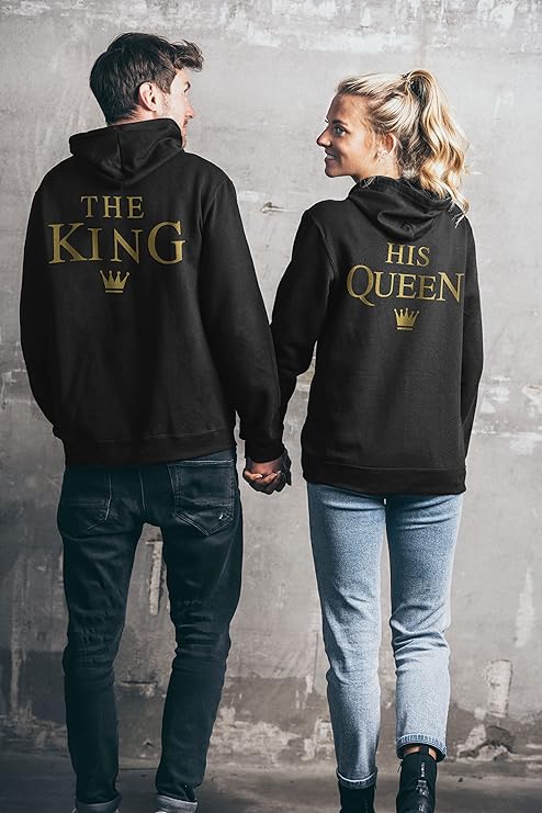 King and Queen Couple Hoodies