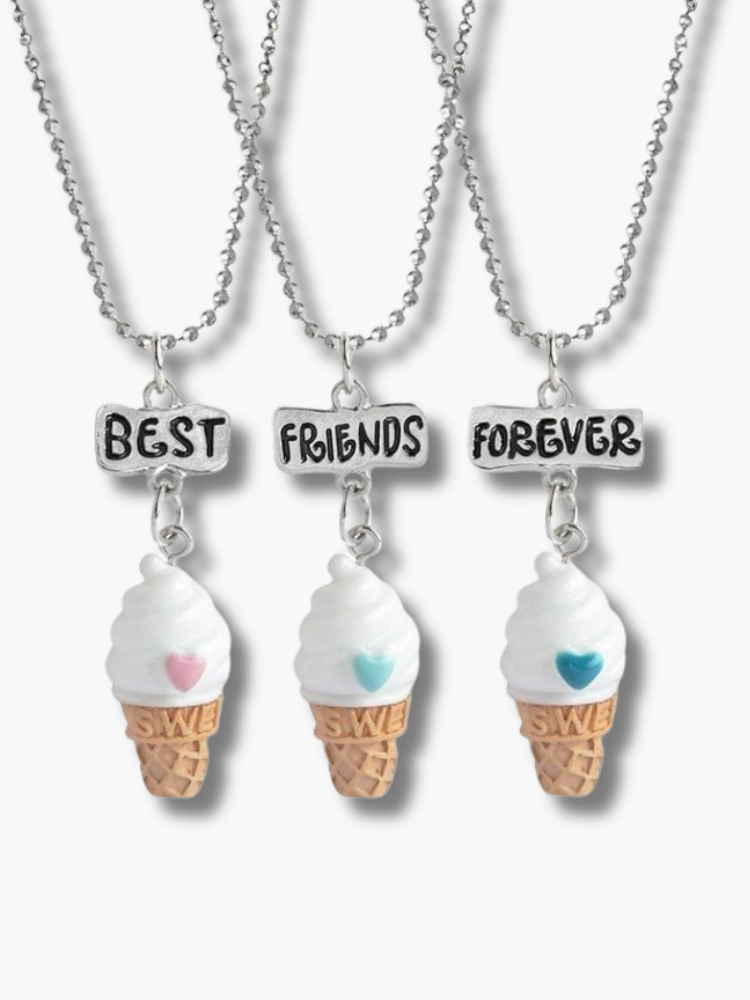 3 Person BFF Necklace