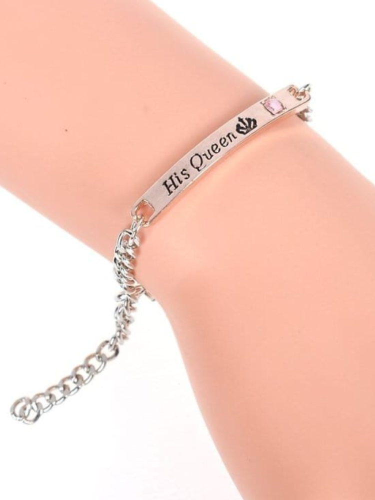 Her King His Queen Bracelets Set