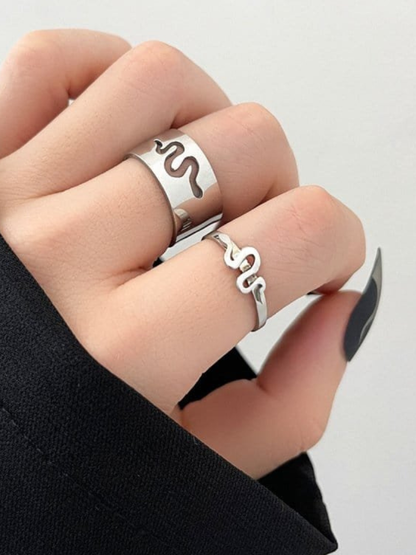 Snake Couple Ring
