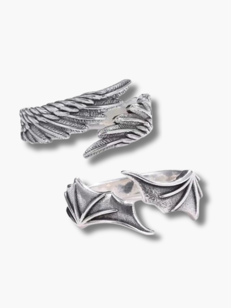 Angel Demon Matching Ring