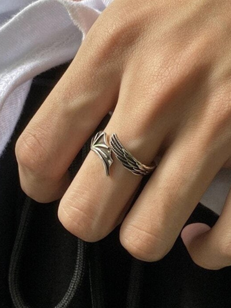 Angel Demon Matching Ring