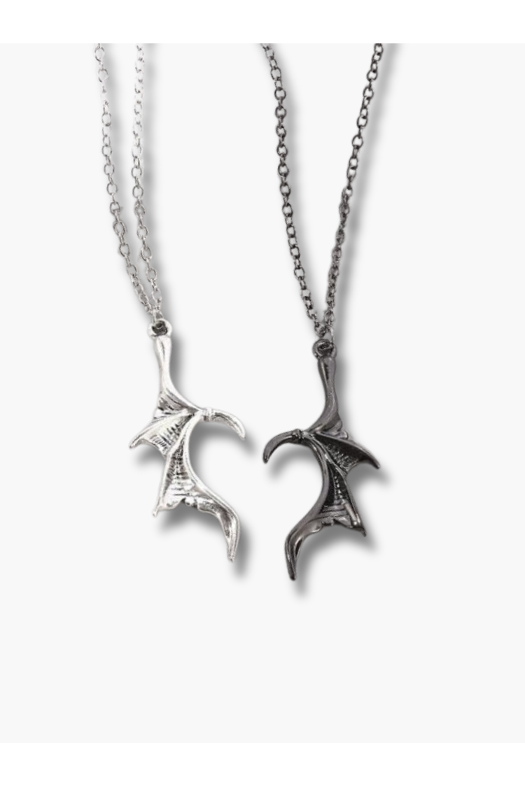 Angel Devil Couple Necklace