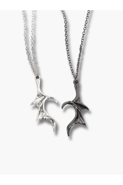Angel Devil Couple Necklace