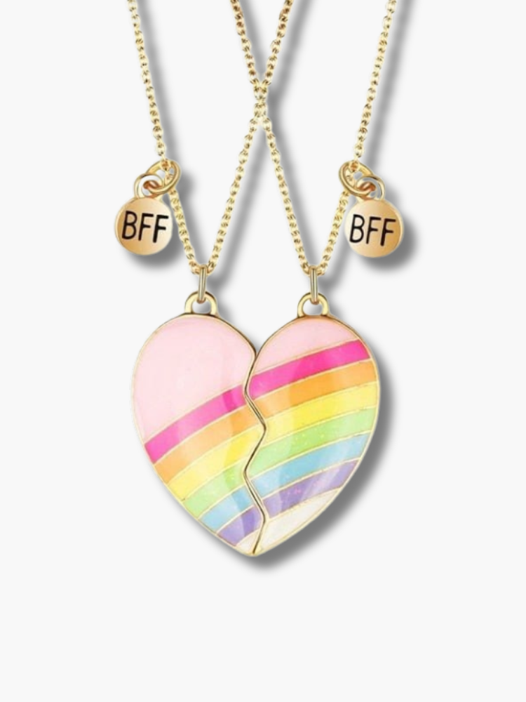 BFF Heart Necklace
